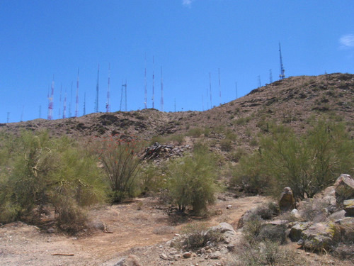 Antenna Mountain in Phoenix's South Mountain Park.